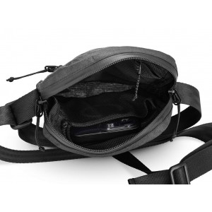 Lightweight, highly resistant pouch Liteway Messenger Max Bag Ultra-Noir/Black