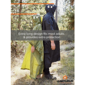 Arcturus Lightweight Waterproof Rain Poncho