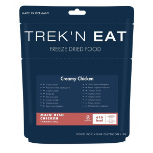 Poulet à la crème, riz et légumes - Trek’n eat 