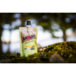 Baouw Purée Banane – Kiwi – Vanille 