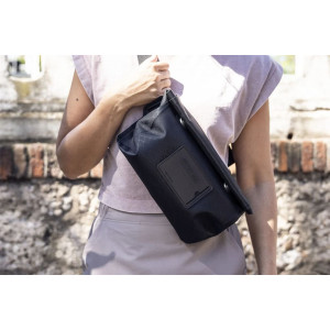 Lightweight, waterproof handlebar bag Ortlieb Sling-Bag Metrosphere - Noir/Black Embossed