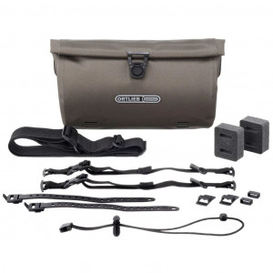 Small, lightweight, waterproof bikepacking bag Ortlieb Velo-Sling - Sable/Dark Sand