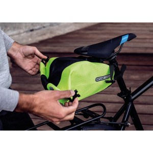 Reflective, lightweight and waterproof saddle bag Ortlieb Saddle-Bag High-Vis - 4,1 L