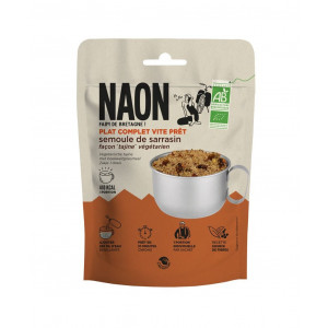Organic freeze-dried dish: Buckwheat semolina, Tajine-style, vegetarian