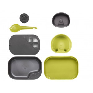 Lightweight and compact camping meal kit Wildo Camp-A-Box Complete - Lime