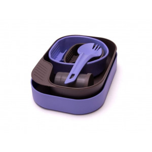 Lightweight and compact camping meal kit Wildo Camp-A-Box Complete - Mauve/Blueberry