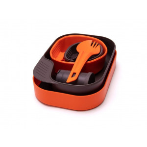 Lightweight and compact camping meal kit Wildo Camp-A-Box Complete - Orange