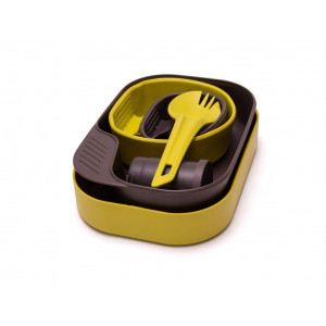 Lightweight and compact camping meal kit Wildo Camp-A-Box Complete - Lime
