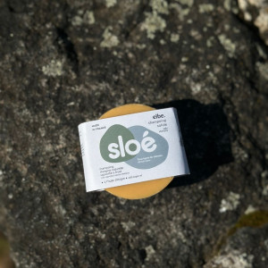 Sloé Elbe Solid Shampoo with argan oil and orange blossom fragrance