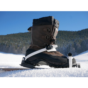 Fixations OAC EA 2.0 avec bottes de randonnée