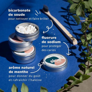 Sloé Toothpaste solid pastilles - Nomad with box - Strawberry