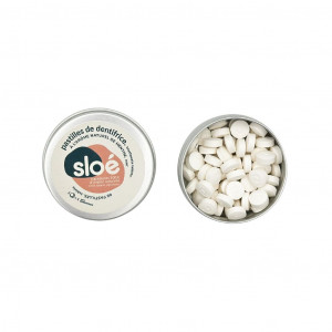 Sloé Toothpaste solid pastilles - Nomad with box - Mint
