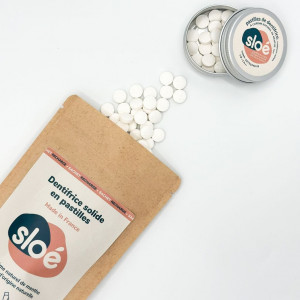 Sloé Solid toothpaste tablets - mint refill sachet (x240)