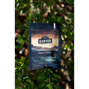 High protein dried meat snacks Kanyon Jerky Thaï Chicken
