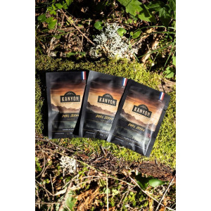 High-protein dried meat snacks Kanyon Jerky Porc Trappeur 25g