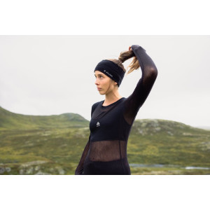 Sous-vêtement en laine mérinos Aclima WoolNet Light Crew Neck Woman - Jet Black