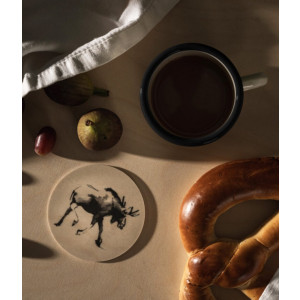 Sous-verre en bois Muurla Teemu Järvi coaster 10cm Elan / moose