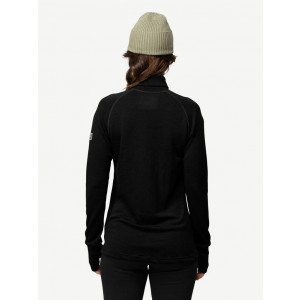 Devold Expedition Merino 235 Z.Neck Woman - Black
