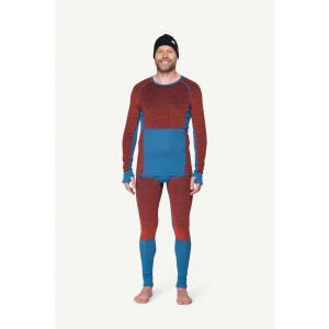 Long-sleeved merino wool underwear Devold Tuvegga Merino Shirt Man - Cayenne