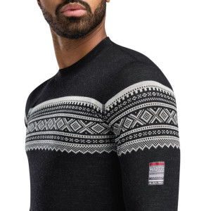 Sous vêtement thermique en laine mérinos Aclima Marius Crew Neck Man