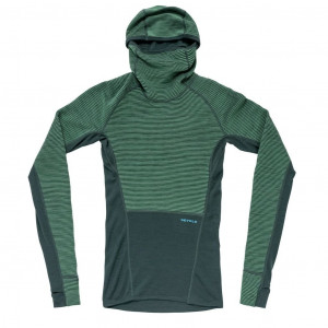 Long-sleeved merino wool underwear Devold Tuvegga Merino Hoodie Woman - Vert/Woods