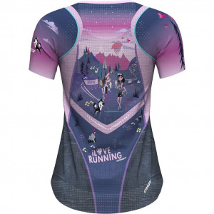 Crazy T-Shirt Voltage Woman - I Love Running
