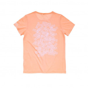 Lightweight merino wool T-shirt Devold Active Stamp Tee Woman - Sunrise
