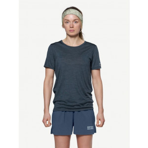 Lightweight merino wool T-shirt Devold Active Stamp Tee Woman - Night