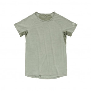 Lightweight T-shirt Devold Endurance Merino 130 T-Shirt Woman - Vert/Fog