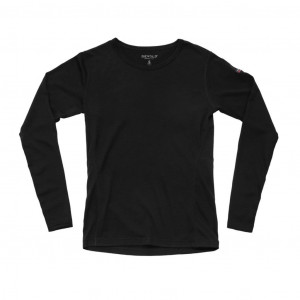 Fine 100% merino wool long-sleeved T-shirt Devold Breeze Merino 150 Shirt Woman - Noir/Black