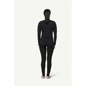 Fine 100% merino wool long-sleeved T-shirt Devold Breeze Merino 150 Shirt Woman - Noir/Black