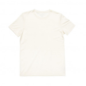 Lightweight short-sleeved T-shirt 100% merino wool Devold Classic Tee Man - Blanc/White