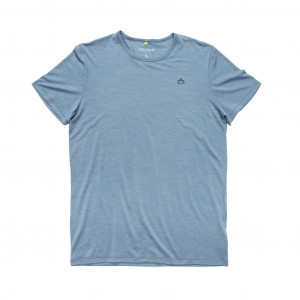 Lightweight, breathable merino wool Devold Active Tee Man - Bleu Ciel/Sky Blue