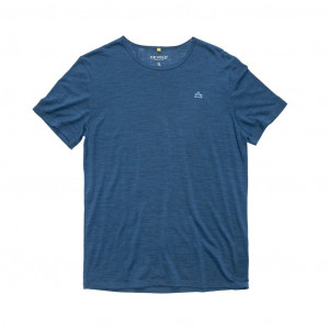 Lightweight, breathable merino wool Devold Active Tee Man - Bleu foncé/Skydiver Dark
