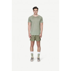 Lightweight short-sleeved T-shirt Devold Endurance Merino 130 T-Shirt Man - Vert Olive/Fog