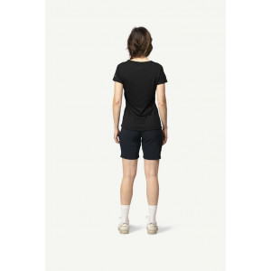Short-sleeved T-shirt made from 100% merino wool Devold Breeze Merino 150 T-Shirt Woman - Noir/Black