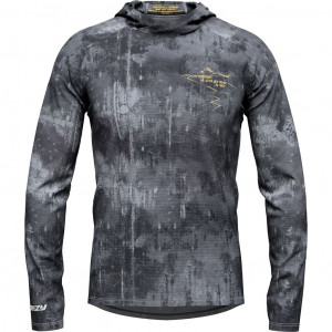 Ultra-lightweight and breathable long-sleeved T-shirt Crazy Sun Hoodie Man - Shadow