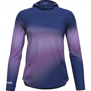 Ultra-lightweight and breathable long-sleeved T-shirt  Crazy Sun Hoodie Woman - Aster