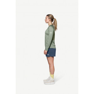 Very lightweight long-sleeved T-shirt Devold Endurance Merino 130 Shirt Woman - Vert Olive/Fog