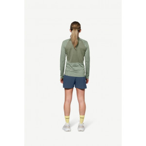 Very lightweight long-sleeved T-shirt Devold Endurance Merino 130 Shirt Woman - Vert Olive/Fog