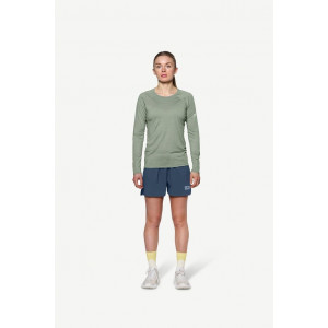 Very lightweight long-sleeved T-shirt Devold Endurance Merino 130 Shirt Woman - Vert Olive/Fog