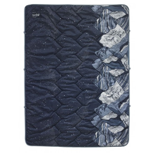Thermarest Stellar Blanket-Blue, soft and comfortable 1-person camping comforter