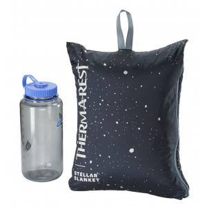 Thermarest Stellar Blanket-Blue, soft and comfortable 1-person camping comforter
