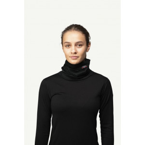 Thin, warm merino wool neck warmer Devold Breeze Merino 150 Headover - Noir