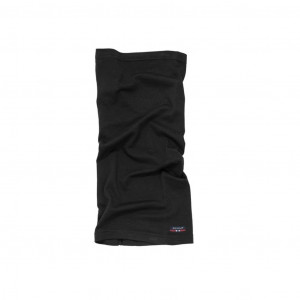 Thin, warm merino wool neck warmer Devold Breeze Merino 150 Headover - Noir