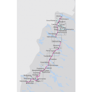 Carte & Guide Kungsleden n°3 : Saltoluokta - Kvikkjokk