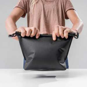 Ultra-light, waterproof toiletry bag Matador Flatpak Waterproof Toiletry Case - Gris foncé/Charcoal