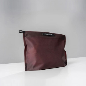 Ultra-light waterproof toiletry bag Matador FlatPak Zipper Toiletry Case - Bordeaux/Garnet