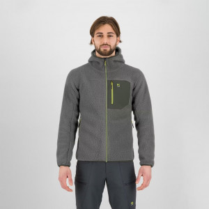 Karpos Moiazza Retrò Hoodie Fleece Vert/Green (Castor/Kambaba)