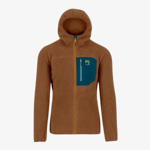 Karpos Moiazza Retrò Hoodie Fleece Marron/Brown (Nuthatch/Midnight)